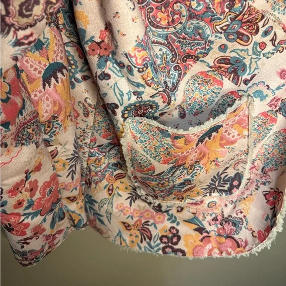 2X Floral Sherpa-Lined Women's Jacket - Picture 4 of 6